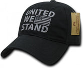 Rapiddominance United We Stand Relaxed Graphic Cap, Black